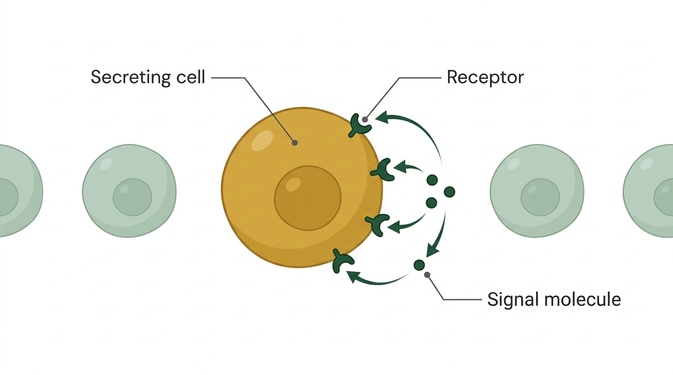 Autocrine – the same cell