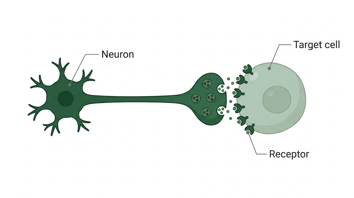 Synaptic – across a synapse